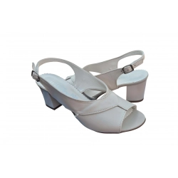 Sandały damskie ze skóry Ekri nr.37 obc.6