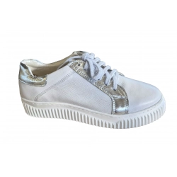 Skórzane białe buty sportowe  nr..37