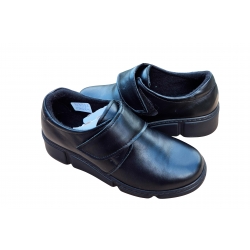 Botki Czarne skórzane obc.4cm nr.37