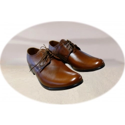 Moskała skórzane półbuty brązowe tęg G nr.38