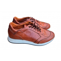 skórzane półbuty sportowe Brązowe tęg G nr.44