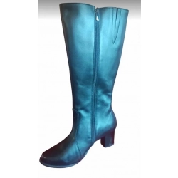 Skorzane BUTY MESKIE szerokie TĘGOSĆ H  CZARNE 43
