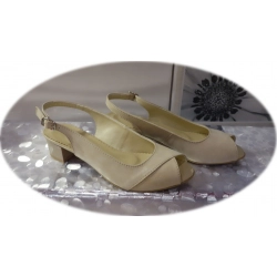 Sandały damskie capucino obcas 4cm nr.37