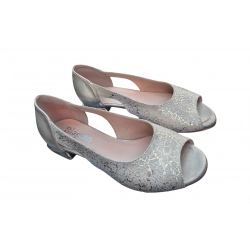 Filipczyk szerokie sandały złote obc.2 cm nr.43