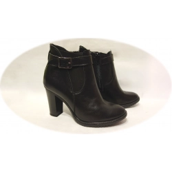 Botki damskie czarne obcas 8cm nr.38