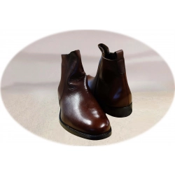 Moskała skórzane brązowe sztyblety tęg G nr.42