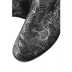 Kozaki skoórzane  na szczupłą łydkę obc.7,8cm nr 38