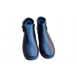 Botki czarne skórzane obc.3cm nr.37