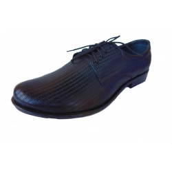 Skorzane BUTY MESKIE szerokie TĘGOSĆ H  CZARNE 43