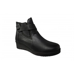 Botki damskie czarne obcas 3,5cm nr.36