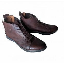 Trzewiki męskie skórzane brązowe rozmiar 42