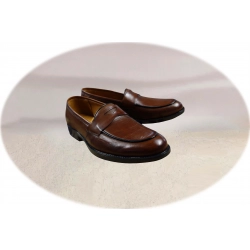 Skórzane brązowe mokasyny tęg G nr.40