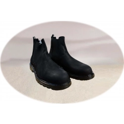 Moskała skórzane czarne sztyblety tęg G nr.42