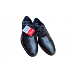 skórzane półbuty Moskała czarne tęg G nr.41