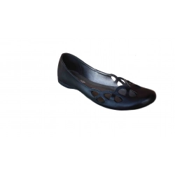 wygodne Skórzane baleriny damskie czarne  nr 37