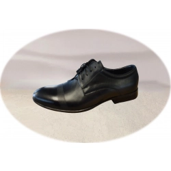 Moskała skórzane czarne półbuty tęg G nr.39