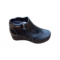 Botki popielate skórzane ob.6cm nr.37