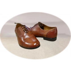 Eleganckie skórzane półbuty brąz tęg G nr.41