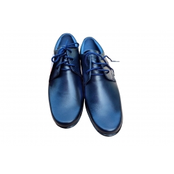 skórzane półbuty Moskała dziecięce granatowe tęg G nr.32
