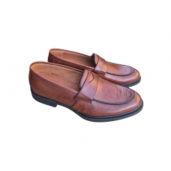 skórzane półbuty Moskała brązowe tęg G nr.39