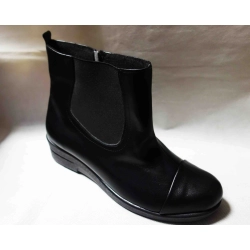 Botki damskie bardzo szerokie koturn 4cm teg. K 41
