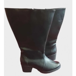 SKÓRZANE Kozaki OBCAS 6  szeroka cholewka obwód aż 47 cm 38