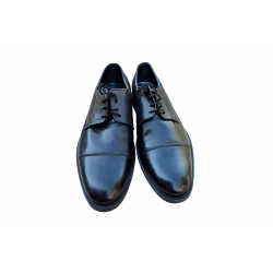 Eleganckie skórzane półbuty Czarne tęg G nr.41