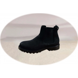 Moskała skórzane czarne sztyblety tęg G nr.42