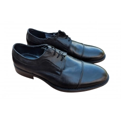 Eleganckie skórzane półbuty Czarne tęg G nr.41