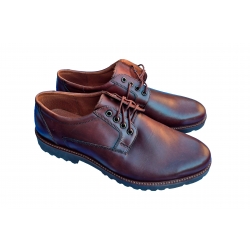skórzane półbuty Moskała brązowe tęg G nr.42