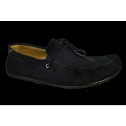 Wygodne skórzane mokasyny czarne tęg G nr.42