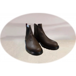 Moskała skórzane brązowe sztyblety tęg G nr.43