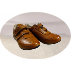 Sportowe skórzane półbuty brąz tęg G nr.42