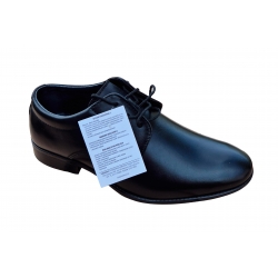 Wygodne skórzane buty dziecięce Moskała Czarne tęg G nr.32