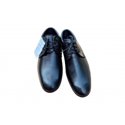 Wygodne skórzane buty dziecięce Moskała Czarne tęg G nr.32