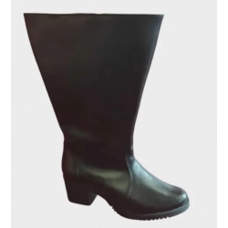 SKÓRZANE Kozaki OBCAS 6  szeroka cholewka obwód aż 47 cm 38
