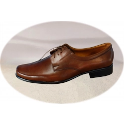 Skórzane półbuty brązowe tęg G nr.45