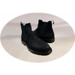 Moskała skórzane czarne sztyblety tęg G nr.43