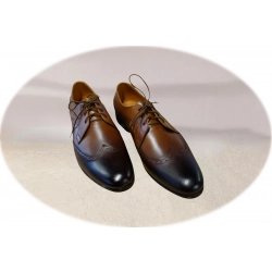 Moskała skórzane półbuty brązowe tęg G nr.39