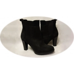 Botki damskie w kolorze czarnym obcas 9cm nr.39