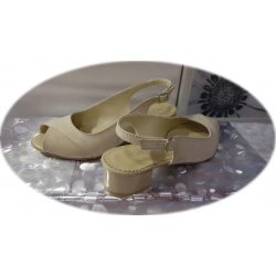 Sandały damskie capucino obcas 4cm nr.37