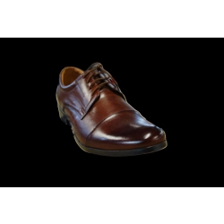 Klasyczne skórzane półbuty brąz tęg G nr.41