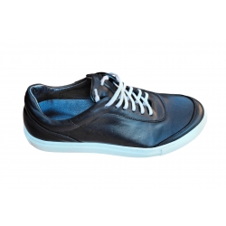 skórzane buty sportowe Moskała czarne tęg G nr.42