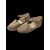 Skórzane beżowe espadryle obc.2cm nr.38