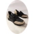 Damskie sneakersy wsuwane czarny+złoto nr 37