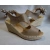 sandały damskie ESPADRYLE brąz tęg G 41