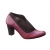 Botki bordo ze skóry naturalnej obcas 7,5 cm nr.38