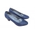 Czółenka damskie ze skóry Granatowe obc. 6cm nr.37