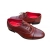 Eleganckie skórzane półbuty brązowe tęg G nr.36