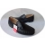 Skórzane mokasyny czarne Moskała obcas 2cm nr 41